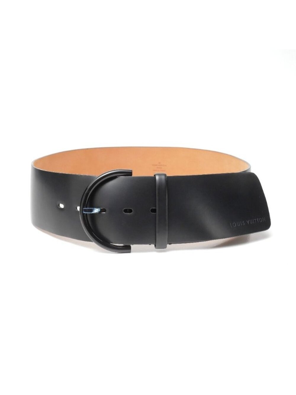 Louis Vuitton Belt 80 32 Leather Black